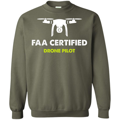 Faa Certified Drone Pilot T-shirt Military Green