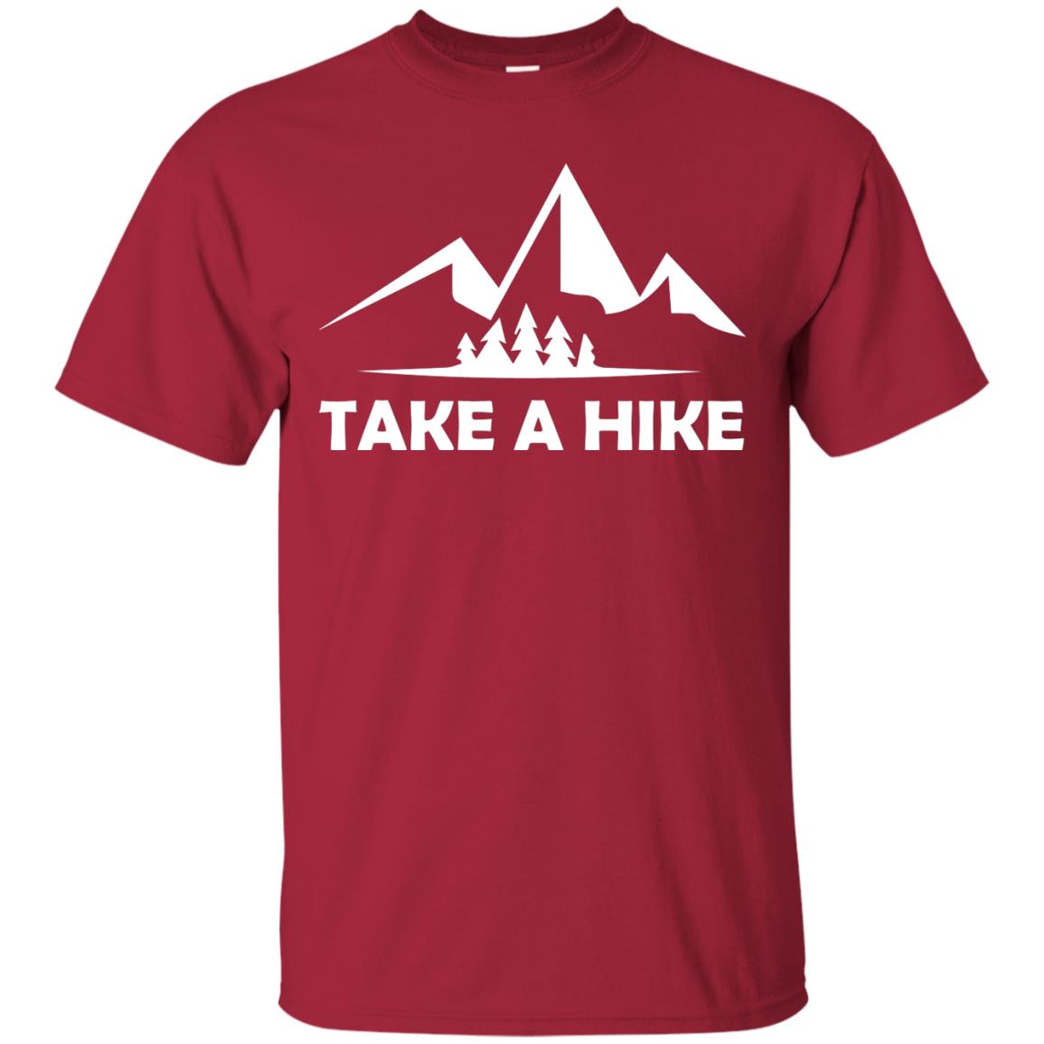 Take A Hike Hiking Lovers T-shirt Cardinal