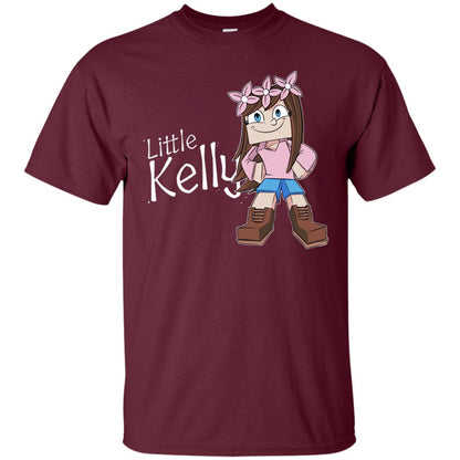 Little Kelly Minecraft Little Club Adventures Shirt Maroon