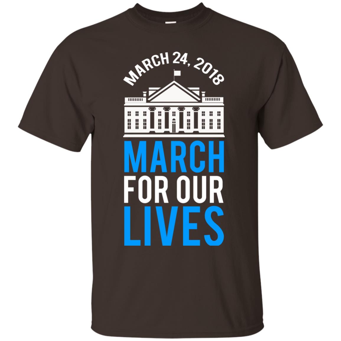 March For Our Lives March 24 2018 T-shirt Dark Chocolate