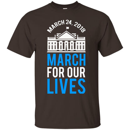 March For Our Lives March 24 2018 T-shirt Dark Chocolate