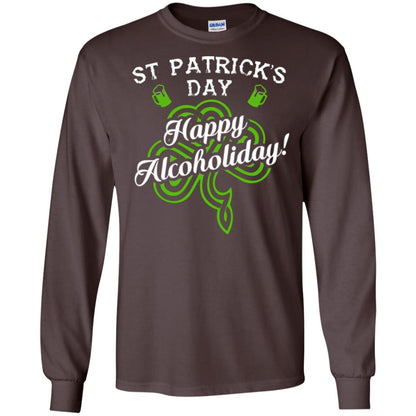 St. Patrick's Day T-shirt Happy Alcoholiday Dark Chocolate