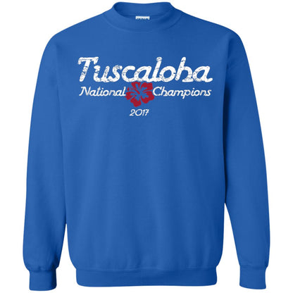 Football T-shirt Alabama Tuscaloha National Champions 2017 Royal