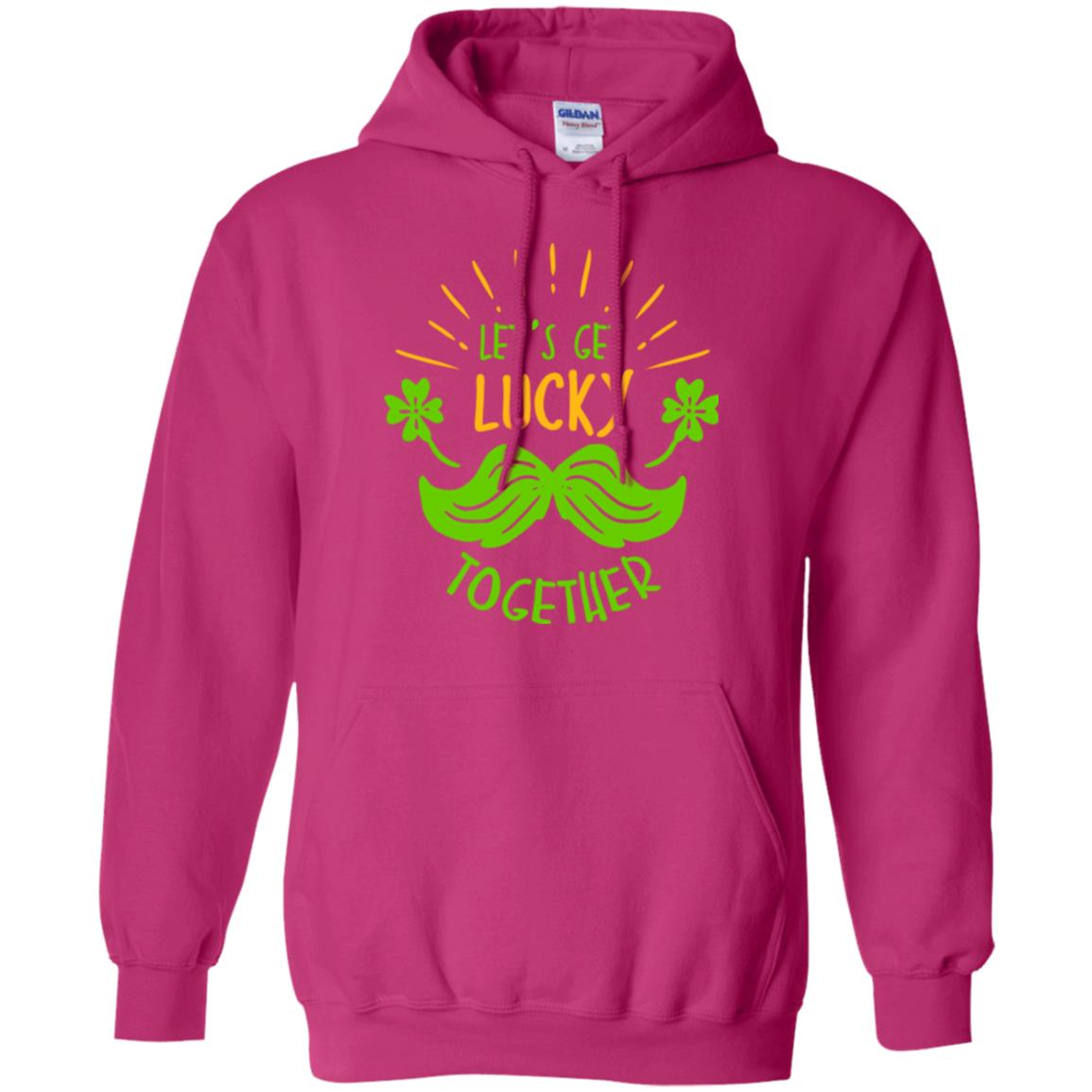 Saint Patrick's Day T-shirt Let's Get Lucky Together Heliconia