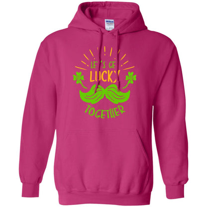 Saint Patrick's Day T-shirt Let's Get Lucky Together Heliconia