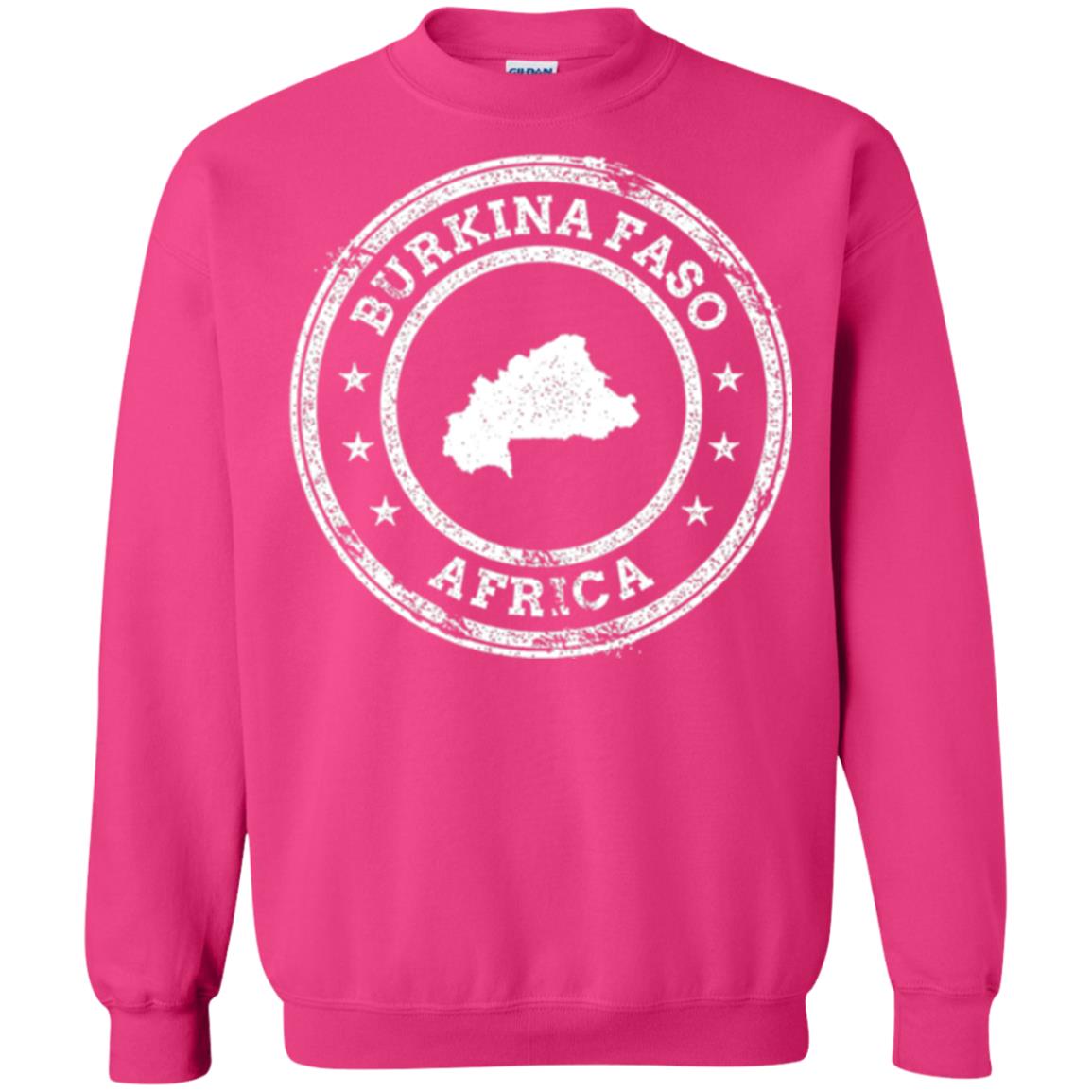 Burkina Faso Africa Passport Stamp T-shirt Heliconia
