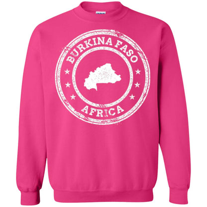 Burkina Faso Africa Passport Stamp T-shirt Heliconia