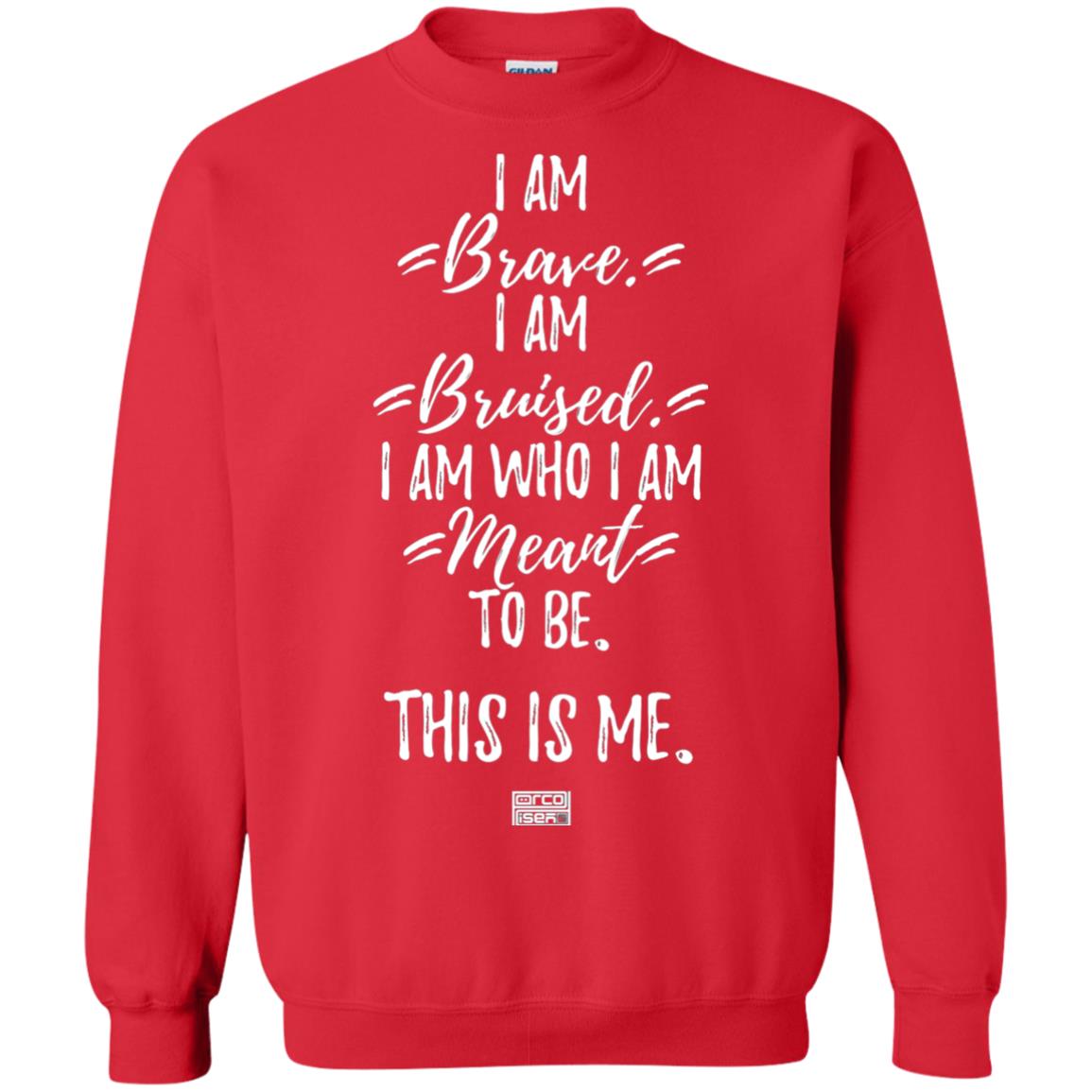 Brave This Is Me Proud Musical Theatre Performer T-shirt Red
