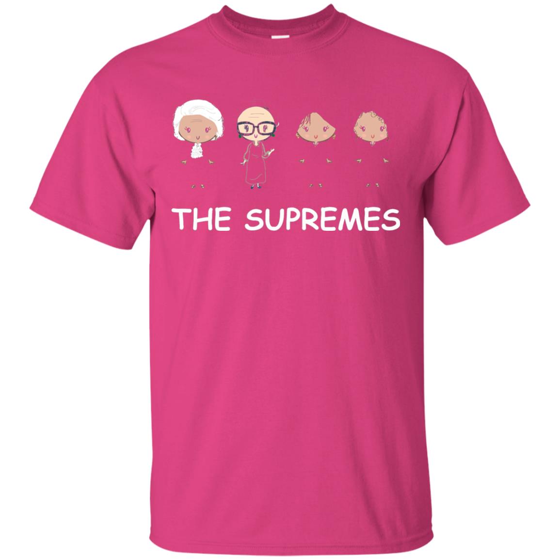 The Supremes Ruth Bader Ginsburg Music Fan T-shirt Heliconia