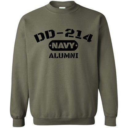 Dd-214 Us Navy Alumni T-shirt Military Green