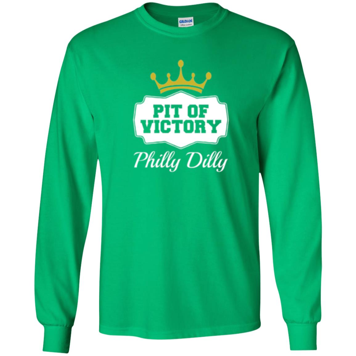 Football Lover T-shirt Philly Dilly Pit Of Victory T-shirt Irish Green