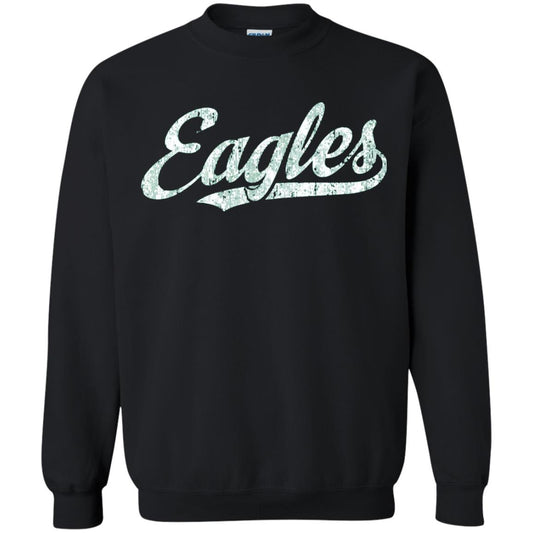Eagles Mascot T-shirt Vintage Sports Name Black