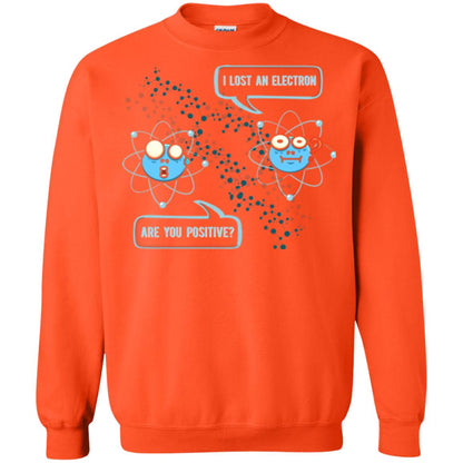 Chemistry Lover T-shirt I Lost An Electron Are You Positive Orange