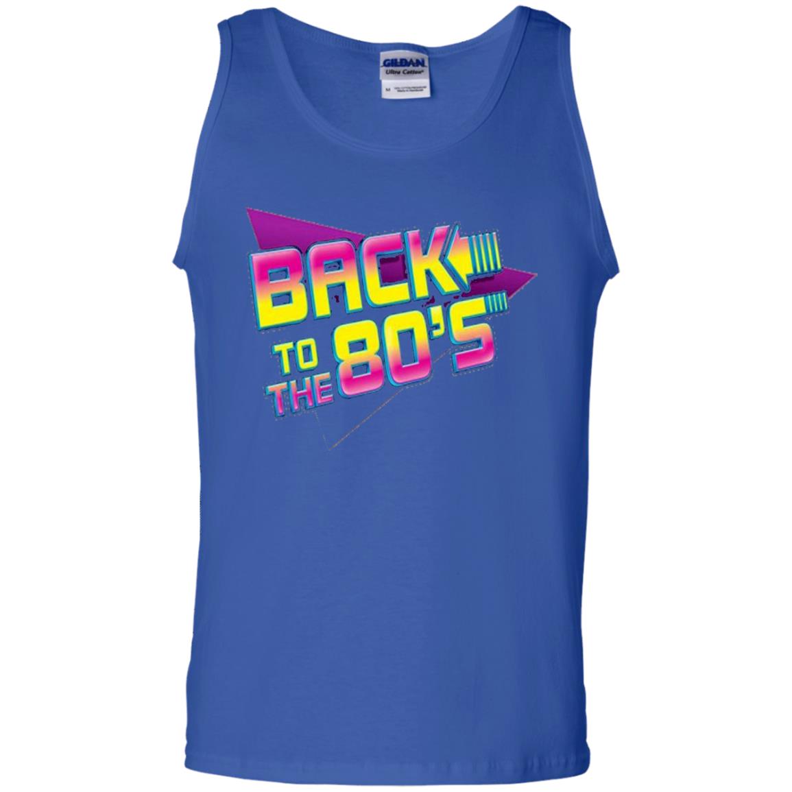 Back To The 80s Graphic Retro Novelty T-shirt Royal