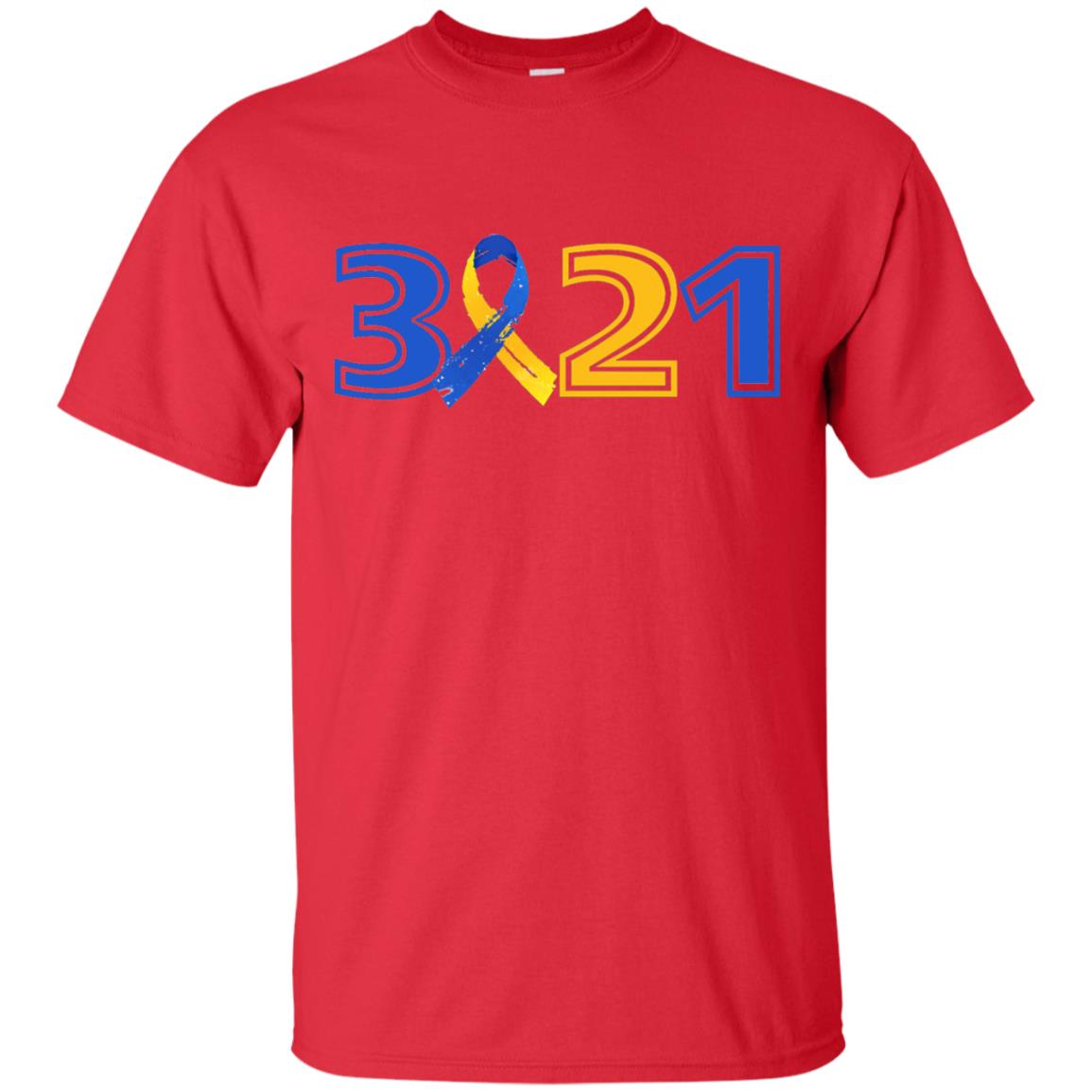 Awareness March 21 World Down Syndrome Day T-shirt Red