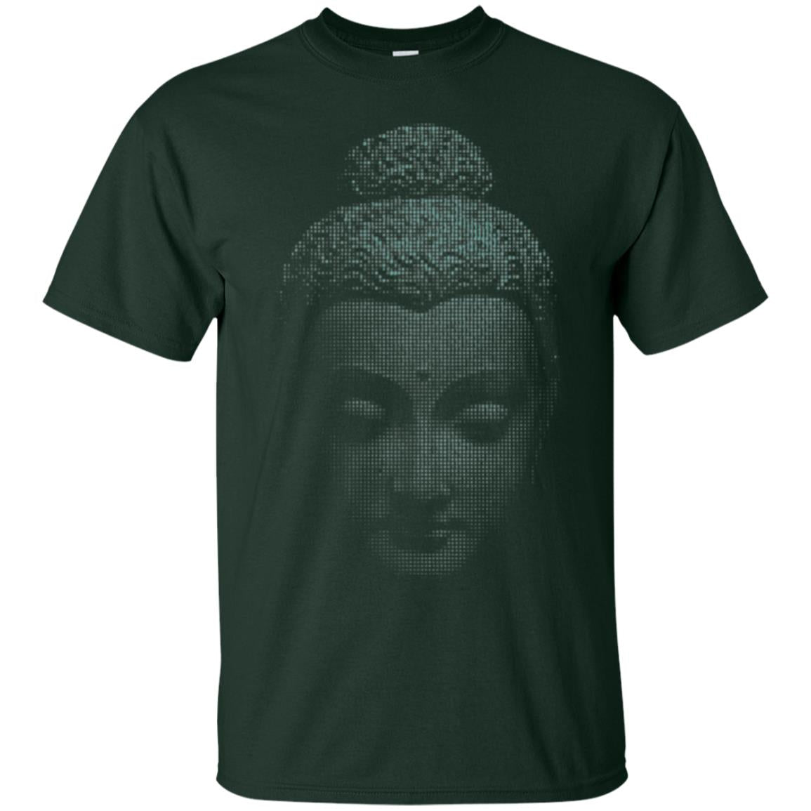 Buddha T-shirt Buddhist Gautama Art Buddhism Forest Green