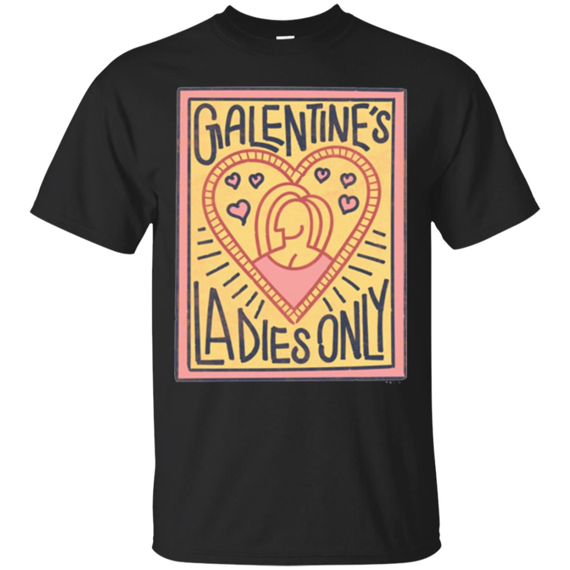 Premium T-shirt Galentine_s Day Ladies Only Black