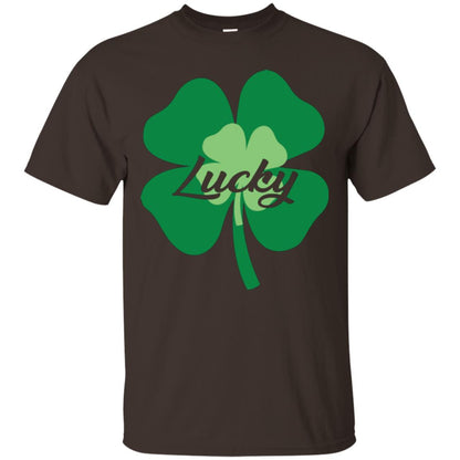 Saint Patrick's Day T-shirt Lucky Leprechaun Dark Chocolate