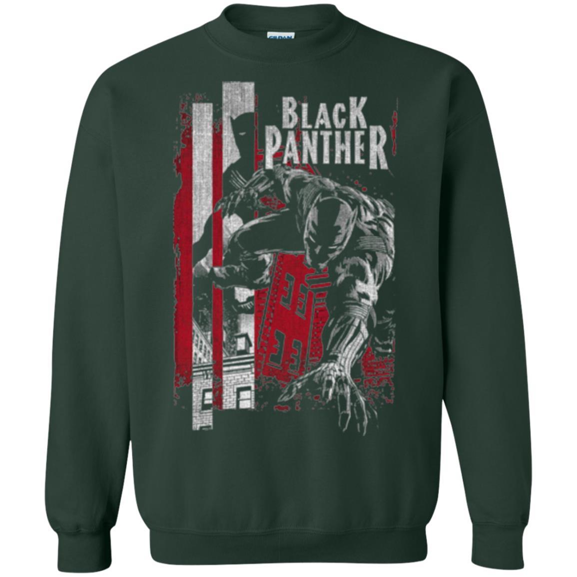 Film T-shirt Panther Lurk Graphic T-shirt Forest Green