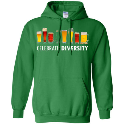 Beer Lovers T-shirt Celebrate Diversity Irish Green