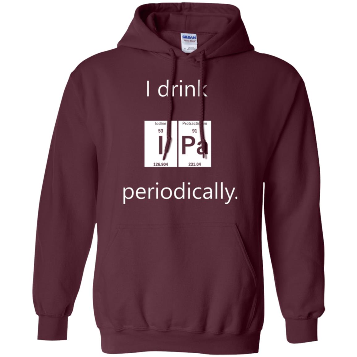 Chemistry T-shirt Drink Ipa Periodically Maroon