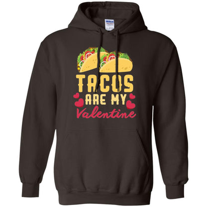 Funny Valentines Day Shirt Tacos Lovers Love Heart Gift Shirt Dark Chocolate
