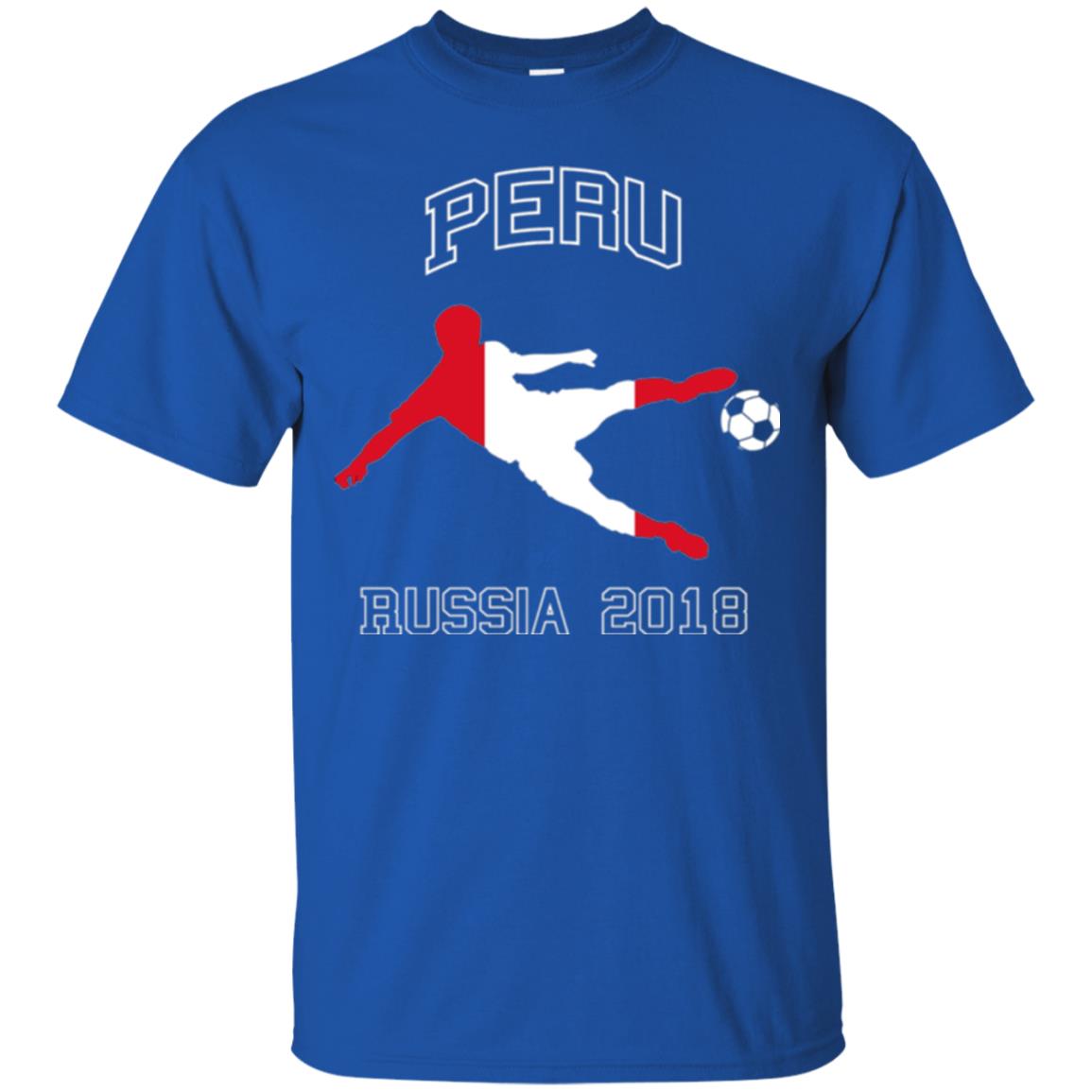 Soccer Lovers T-shirt Peru Russia In 2018 Royal
