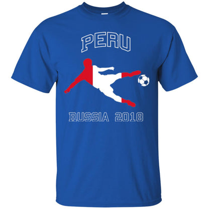 Soccer Lovers T-shirt Peru Russia In 2018 Royal