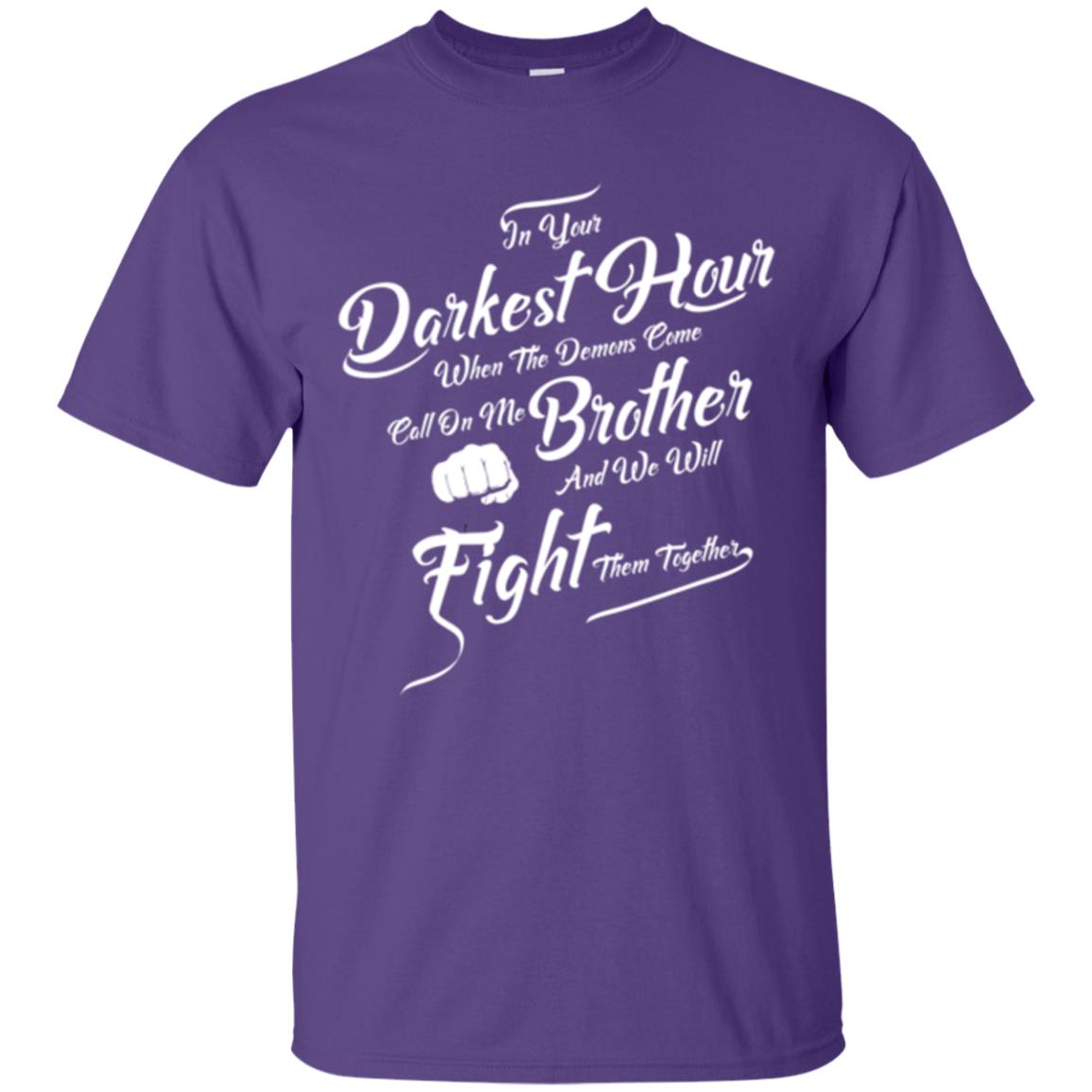 Family T-shirt In Your Darkest Hour Purple