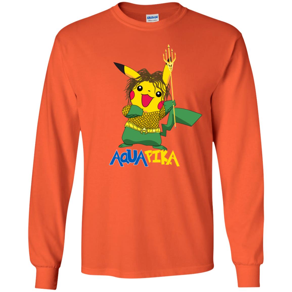 Aquapika Aquaman Piakachu Fan Shirt Orange