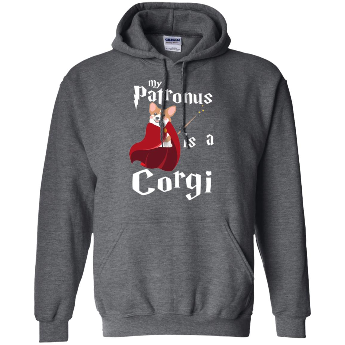 Dog Lover T-shirt My Patronus Is A Corgi Dark Heather