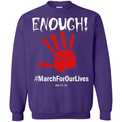 Enough March For Our Lives March 24 Gun Control T-shirt Purple