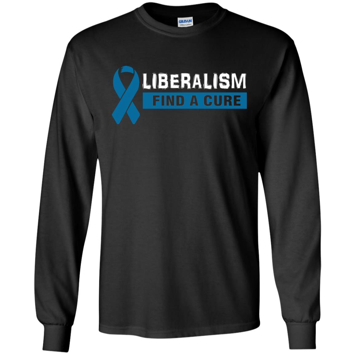 Liberalism Find A Cure Shirt Black