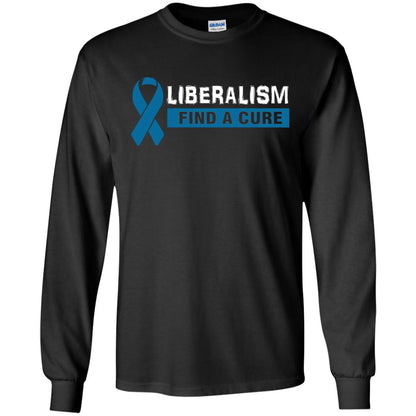 Liberalism Find A Cure Shirt Black