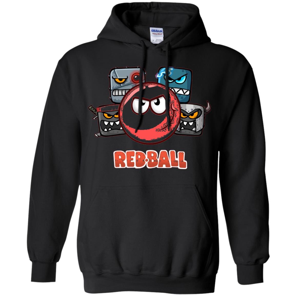 Red Ball 4 The Crew Game Lover T-shirt Black