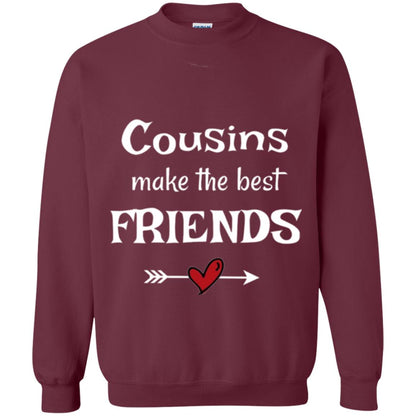 Cousins Make The Best Friends T-shirt Maroon
