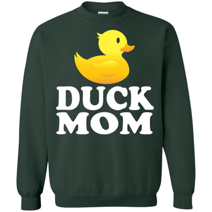 Duck Mom Funny Bird Lover T-shirt Forest Green