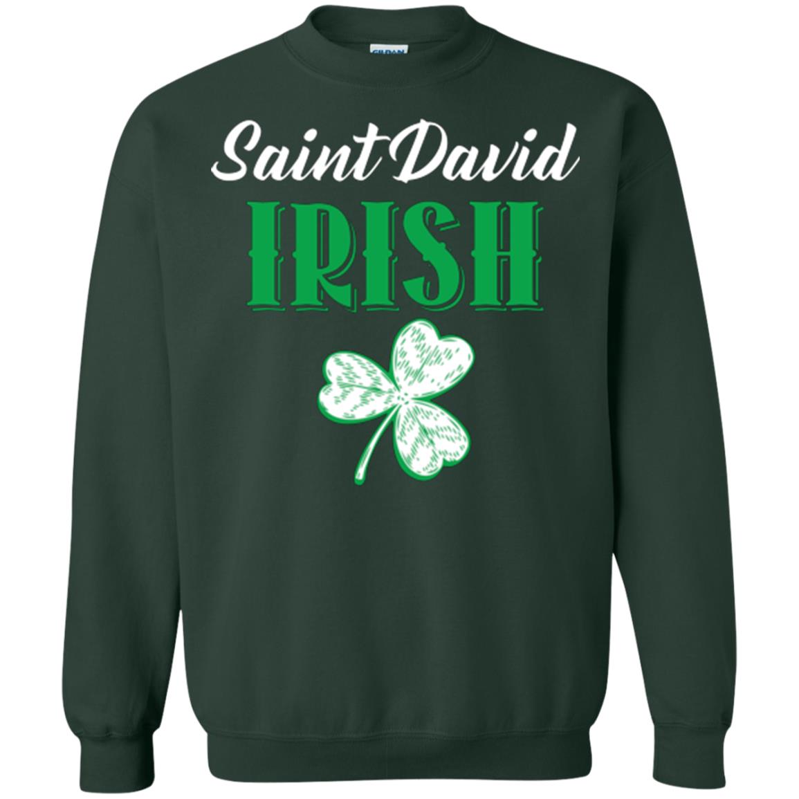 Saint Patrick's Day T-shirt Saint David Irish Forest Green