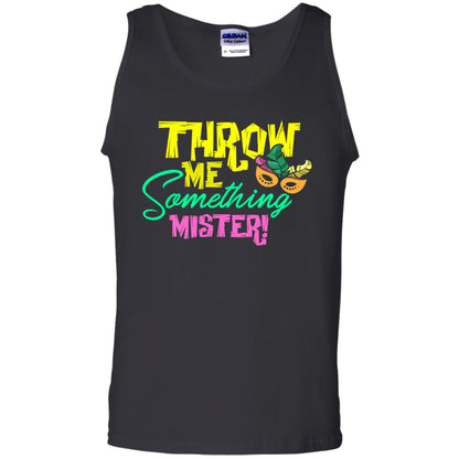 Mardi Gras T-shirt Throw Me Something Mister Black
