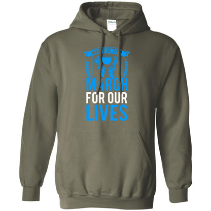 Anti Gun T-shirt March For Our Lives March 24 2018 Military Green