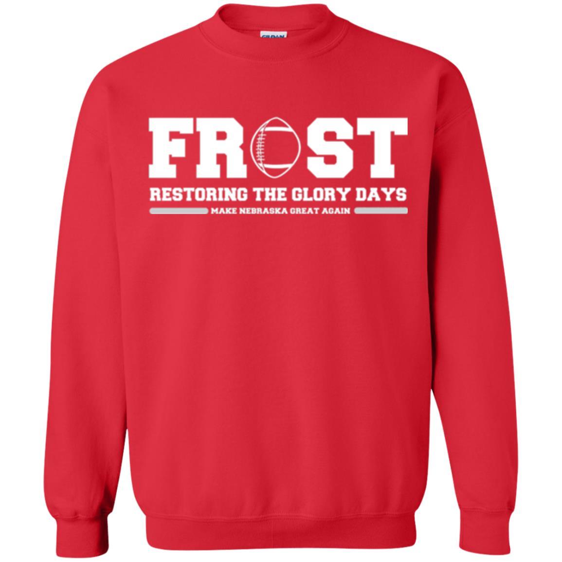 Football T-shirt Scott Frost 2018 Make Nebraska Red