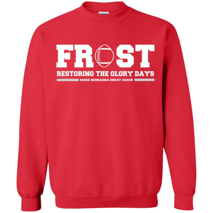 Football T-shirt Scott Frost 2018 Make Nebraska Red