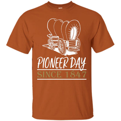 Pioneer Day Since 1847 Shirt Texas Orange