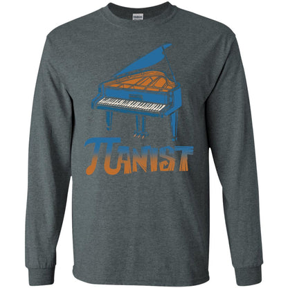 Pianist T-shirt Pi Day With Piano Dark Heather