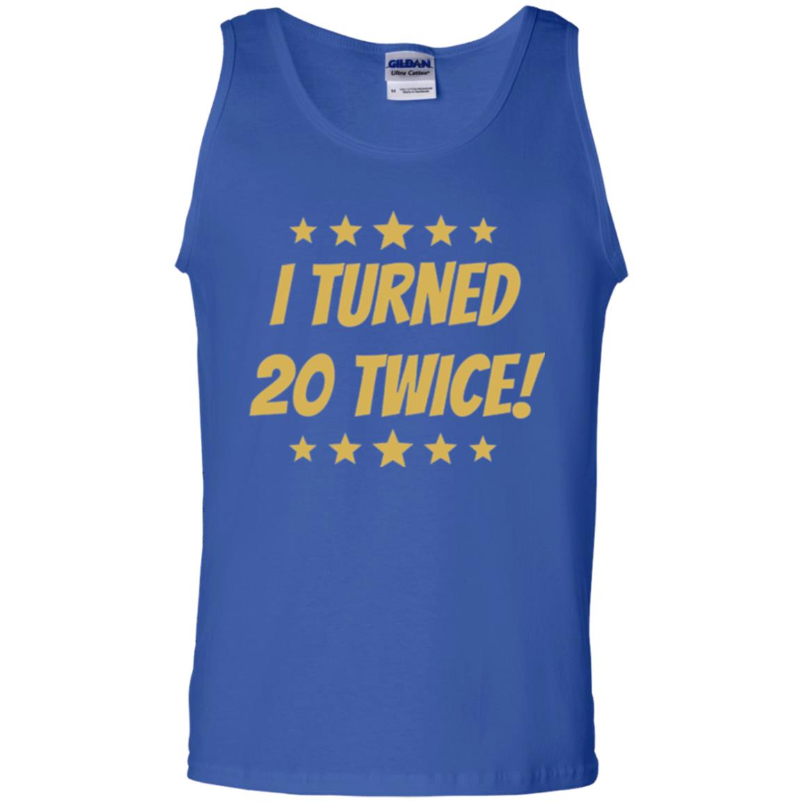Brithday T-shirt I Turned 20 Twice Royal