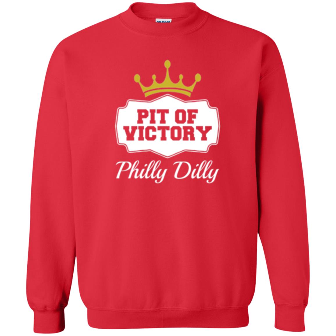 Football Lover T-shirt Philly Dilly Pit Of Victory T-shirt Red