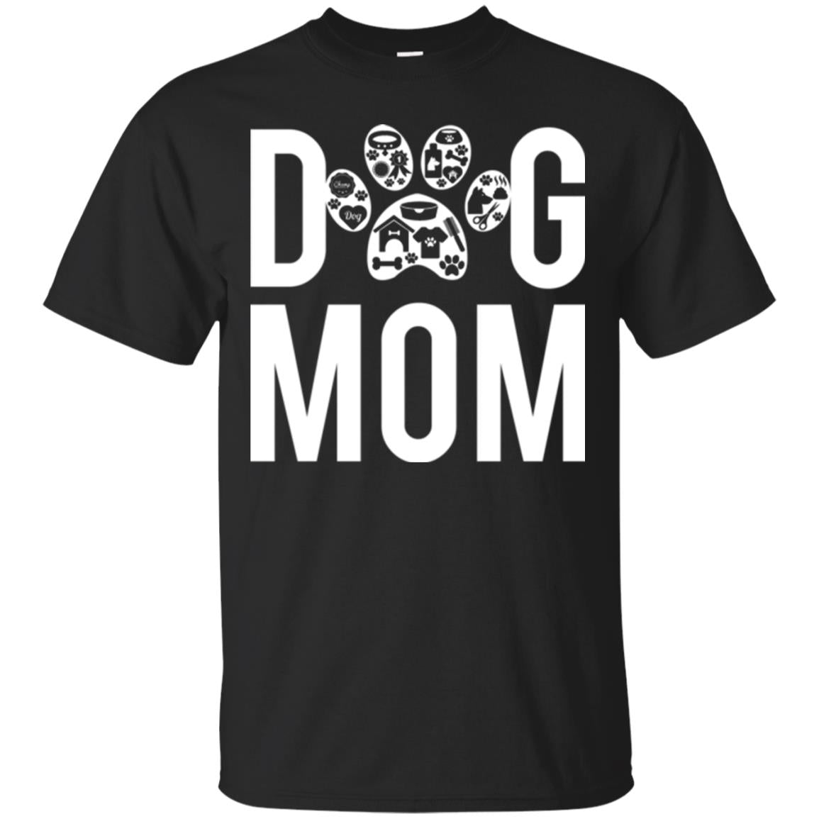 Mommy T-shirt Dog Mom Black