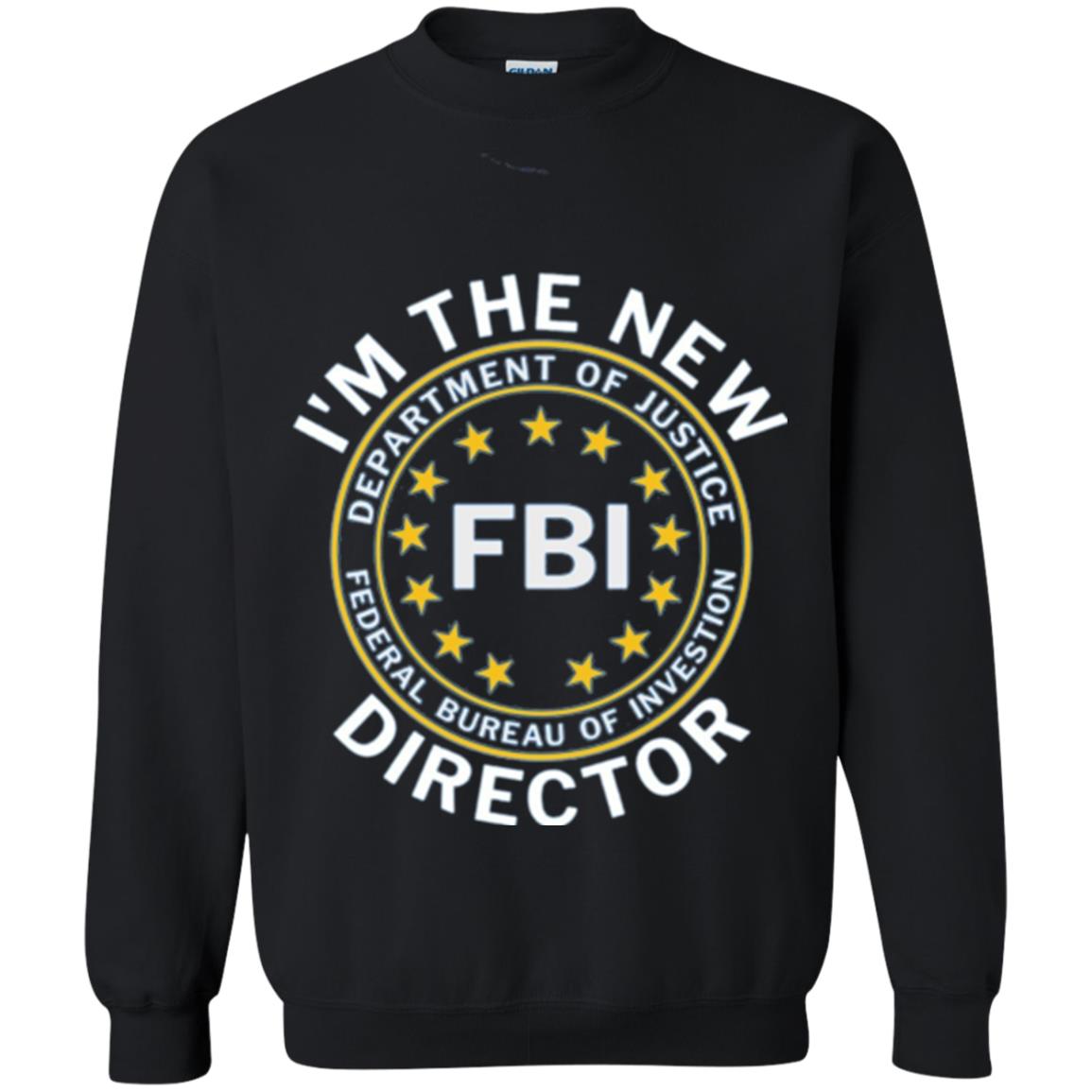 I Am The New Fbi Director With Emblem T-shirt Black