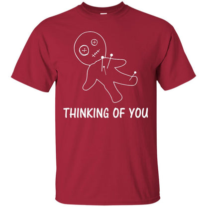 Thinking Of You Voodoo Doll T-shirt Cardinal