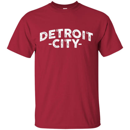 Detroit Michigan T-shirt Cardinal